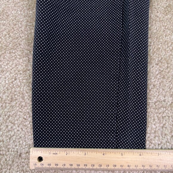Old Navy Pants Womens Size 4 Black Polka Dot Harper Cropped 30x24 E739 - Picture 12 of 13